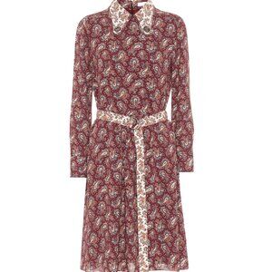 Chloé Floral silk crêpe de chine minidress